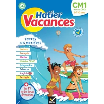 Abbildung von Hatier vacances Cahier de 2024 du CM1 vers le CM2 9/10 ans: pour réviser son année dans toutes les matières