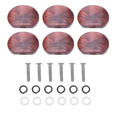Abbildung von Dilwe Gitarren Stimmstift, 6 Stück / Set Stimmwirbel Mechaniken Acryl Knöpfe für Gitarre( # 5)