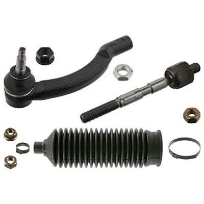Abbildung von FEBI BILSTEIN 40569 Spurstange Vorderachse links mit Schellen, Lenkmanschetten VOLVO: V70 I