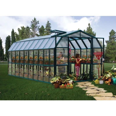 Abbildung von Gewächshaus Grand Gardener 8x20 PVC Grün 265x637cm