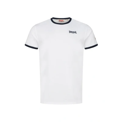 Abbildung von Lonsdale Normale Passform Trelill Tshirt print, Herren, Größe: XXL, White navy