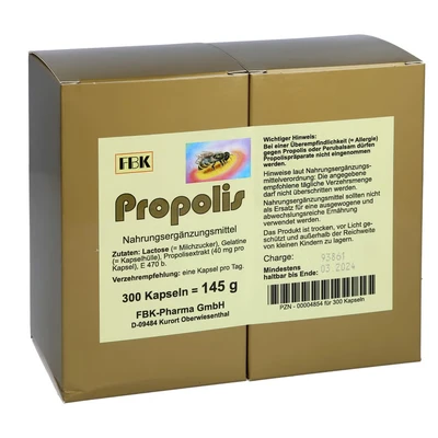 Abbildung von Propolis Kapseln 300 St