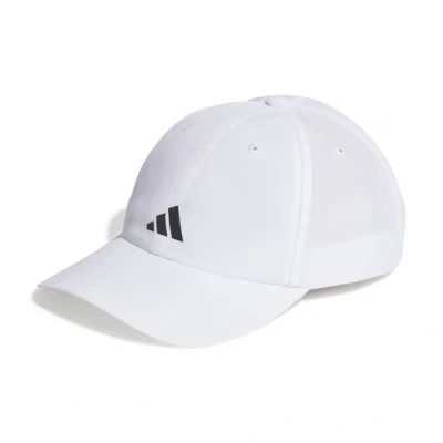 Abbildung von adidas Unisex Running Essentials AEROREADY Six Panel Baseball Cap, White / Matte Silver, S