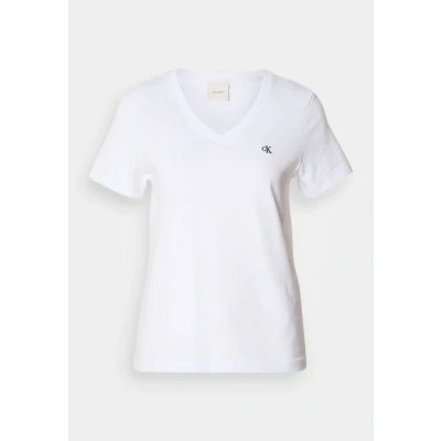 Abbildung von Calvin Klein Jeans Archive TEE Tshirt basic, Damen, Größe: 3XS, Brilliant white