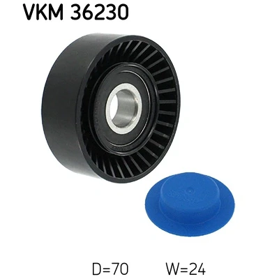 Abbildung von SKF VKM 36230 Umlenkrolle VOLVO: S60 I, V70 2, XC90 I