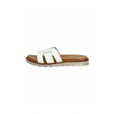 Abbildung von camel active Pantolette flach, Damen, Größe: 42, Weiss Schuhe