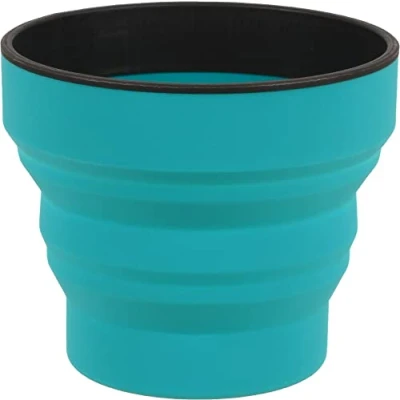 Abbildung von Lifeventure Silicon Ellipse zusammenklappbar und tragbare Becher für Camping, Reisen &amp; Outdoor