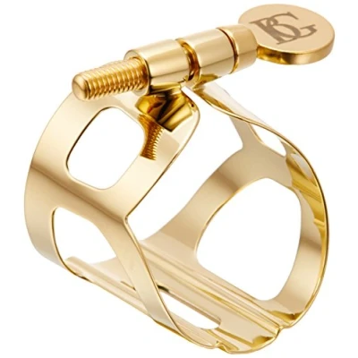 Abbildung von BG Ligatur Tradition goldfarben lackiert Altsaxofon