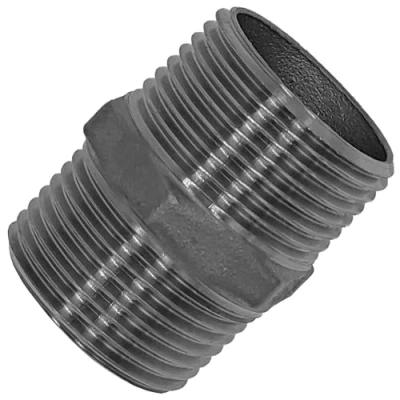 Abbildung von 1 Zoll Gewinde Fittings aus Edelstahl &gt; Doppelnippel AG Rohr