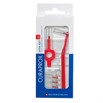 Abbildung von CURAPROX CPS prime start rot 07 5 Bürsten, 2 Halter