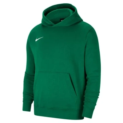 Abbildung von Nike Performance Y NK FLC PARK20 PO Hoodie Kapuzenpullover für Kinder, Größe: 158 170, Pine green / white