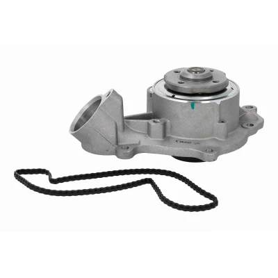 Abbildung von VAICO V10 50112 Wasserpumpe mit Dichtung schaltbare mechanisch Kunststoff AUDI: A4 B9 Avant, Limousine, A5 Sportback