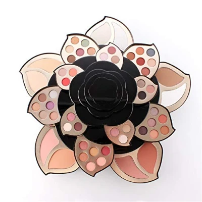 Abbildung von FantasyDay 56 Farben Multifunktions Exquisite Kosmetik Geschenkset Make up Schmink Kit für Gesicht, Augen und Lippen Makeup Paletten Schminkkoffer mit Lidschatten Palette, Lippenstift, Rouge, Puder