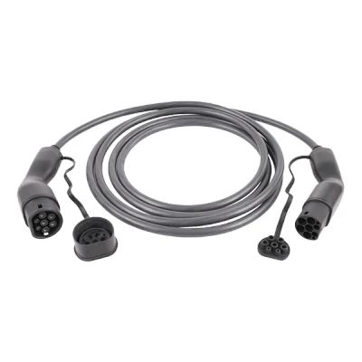 Abbildung von KS Tools 117.7345 efuturo link Spiral EV Ladekabel Typ 2 7,4 kW 230 V einphasig 32A auf 5 Meter