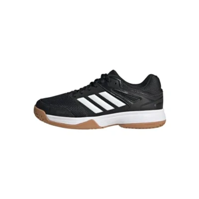 Abbildung von adidas Performance Speedcourt Multicourt Tennisschuh Core black cloud white gum für Kinder, Größe: 33, Schuhe