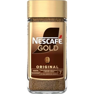 Abbildung von NESCAFÉ GOLD Original, löslicher Bohnenkaffee, Instant Kaffee aus erlesenen Kaffeebohnen, koffeinhaltig, 1er Pack (1 x 200g)