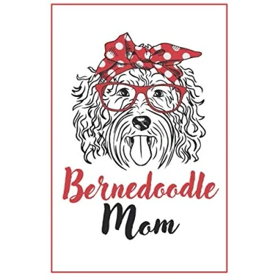 Abbildung von Bernedoodle Notebook Journal: A 6x9 inch Composition Book / Diary with 121 lined pages for writing, journaling, goal tracking, etc