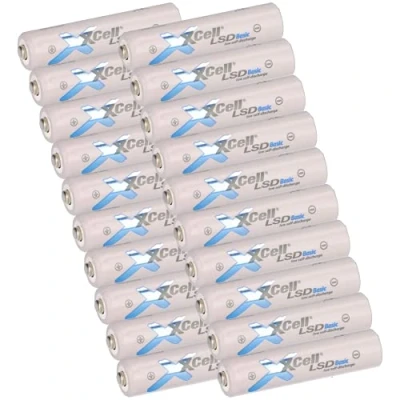Abbildung von 20er Pack AAA Akku LSD Basic NI Mh 1,2V 800mAh Low self Discharge neueste Generation von Micro Batterien AKKUman Set (20er AAA)