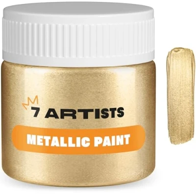 Abbildung von 7 Artists Acrylfarbe Metallic 50 ml