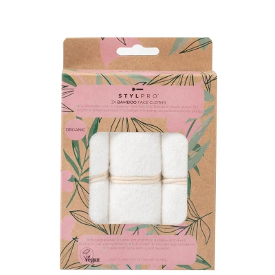 Abbildung von StylPro Bamboo Face Cloths Pack of 3