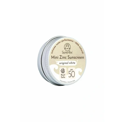 Abbildung von Suntribe Mineral FACE &amp; Sport MINI ZINC Sunscreens SPF 30 Sonnenschutz, Größe: 15 g, Original white