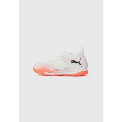 Abbildung von FUTURE 8 MATCH TT Mid Fußballschuhe Jugendliche PUMA White Black Glowing Red
