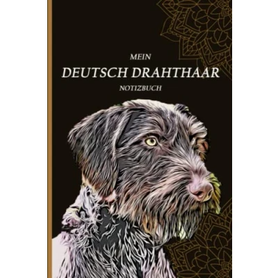 Abbildung von Mein Deutsch Drahthaar Notizbuch alle wichtigen Notizen auf einen Blick: