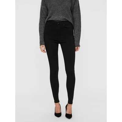 Abbildung von VERO MODA Damen Vmsophia Hr Ba037 Noos Ga Skinny Jeans, Schwarz (Black Black), 38W / 32L EU