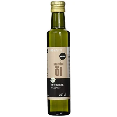 Abbildung von Wohltuer Bio Mandelöl Nativ gepresst und 100% rein Natur pur, 250 ml