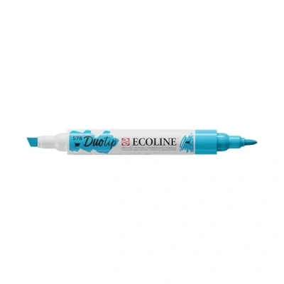 Abbildung von Craftelier Duotip Ecoline Aquarellstift, doppelte Spitze, Himmelblau 578