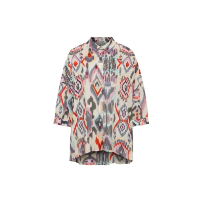 Abbildung von Mavi Damen Pastel Ikat Print Bluse, M