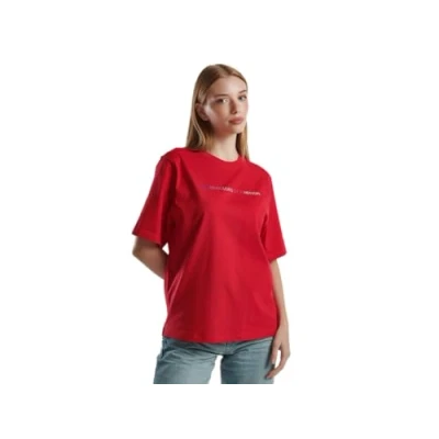 Abbildung von United Colors of Benetton Damen Trikot G/C M/M 1094E10az T Shirt, rot, L