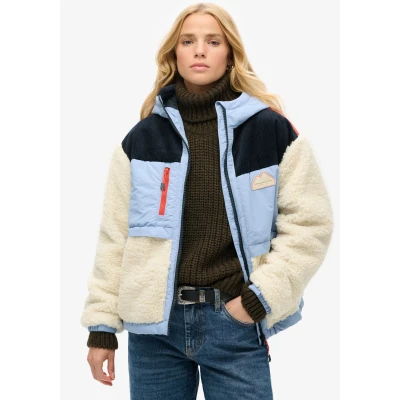Abbildung von Superdry Fleecejacke, Damen, Größe: 44, Urban cream