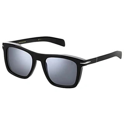 Abbildung von DAVID BECKHAM Herren DB 7000/S 807/T4 Gläser SONNENBRILLEN Acetat Schwarz Grau Quadratisch Normal Spiegel