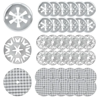 Abbildung von 12 Sets Hitzeschutzplatte Reparatursatz für Auto, 30mm Klemmscheiben Hitzeschutzblech, 52mm Reparaturbleche, Hitzeschild Befestigungs Reparatursatz, Kompatibel mit VW Skoda 6715468 N90335004