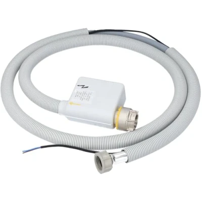 Abbildung von Kenekos 2,2 m Aquastop Zulaufschlauch BITRON Typ 84 geeignet für Miele Waschmaschine 4622714/4061335, 3/4 Zoll Zulauf Schlauch WPS, Aquastopp Sicherheitszulaufschlauch mit elektrischem Anschluss