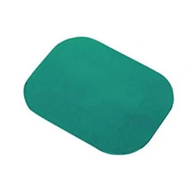 Abbildung von Dycem Non Slip Rectangular Pad 25 x 18 cm, Green, Precut Adhering Pad, Grip Assistance, Toxic, Prevents Objects From Sliding or Rolling, Ideal for Cups, Plates, and Eating Utensils