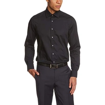 Abbildung von Olymp Level Five BODY FIT Italien Businesshemd, Größe: 37, Black