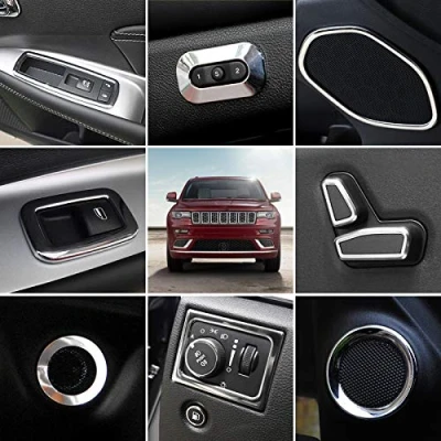 Abbildung von HIGH FLYING für Grand Cherokee WK2 2011 2020 Interieur Dekor 18 Stück Glänzend