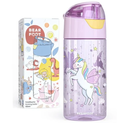 Abbildung von BEARFOOT Trinkflasche Kinder, leichte Wasserflasche Einhorn