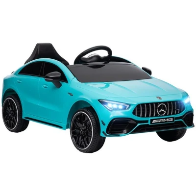 Abbildung von AIYAPLAY Elektro Kinderauto 12V, mit Fernbedienung, Musik, Leuchte, USB/MP3 Anschluss, Belastbarkeit 30 kg, (1 tlg), bis 5 km,h, für Kinder 3 6 Jahre, Hellblau