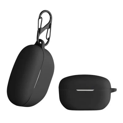 Abbildung von kwmobile Hülle kompatibel mit Sony WF 1000XM5 Kopfhörer Case TPU Silikon Cover Schutzhülle in Schwarz