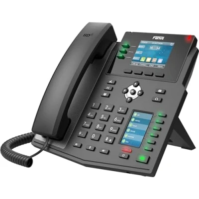 Abbildung von Fanvil X4U IP Telefon LCD Farbdisplay schwarz
