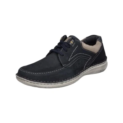 Abbildung von Josef Seibel Anvers Sportlicher Schnürer, Herren, Größe: 41, Indigo kombi Schuhe