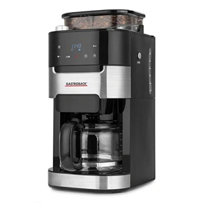 Abbildung von Gastroback Kaffeemaschine mit Mahlwerk &quot;Grind &amp; Brew Pro 42711&quot;, 1,5 l Kaffeekanne, Permanentfilter