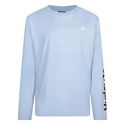 Abbildung von Hurley Jungen Hrlb Icon UPF L/S Top Tshirt, Blue Dream Heather, 8 años