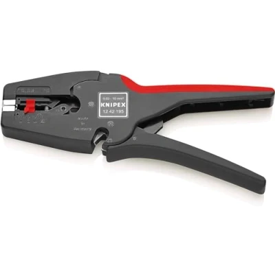 Abbildung von KNIPEX MultiStrip 10 automatisches Abisolierband von 0,03 bis 10mm² Griff mit weicher Kunststoffzone