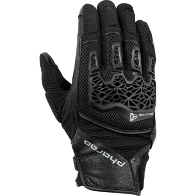 Abbildung von Pharao Yuma Air Leder /Textilhandschuh kurz schwarz 9,5 Herren