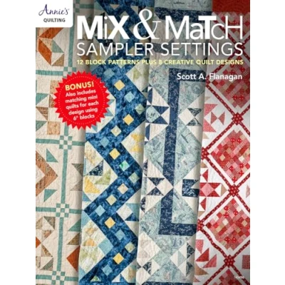 Abbildung von Mix &amp; Match Sampler Settings: 12 Block Patterns Plus 8 Creative Quilt Designs (Annie&#039;s Quilting)
