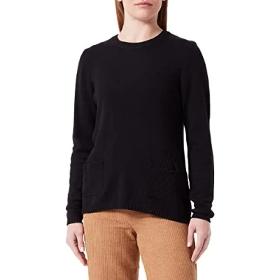 Abbildung von BLUE SEVEN Damen Pullover, SCHWARZ, 38